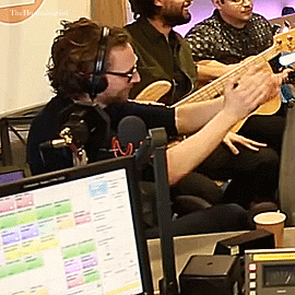 thehumming6ird:Tom Hiddleston showing his appreciation of Jax Jones/Years & Years (and practisin
