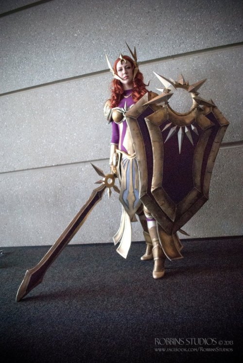 My League of Legends Leona Cosplay! I made everything photoed! The wig is from Arda Wigs, and the ph