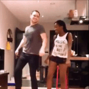 bellahugo:  mixedpassion-me:   Adanna &amp; David  So funny :D  it makes me so