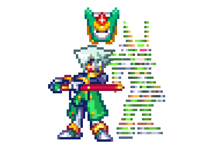 Megaman Model O — Fixed up Aeolus' sprite from Megaman Zx Advent to