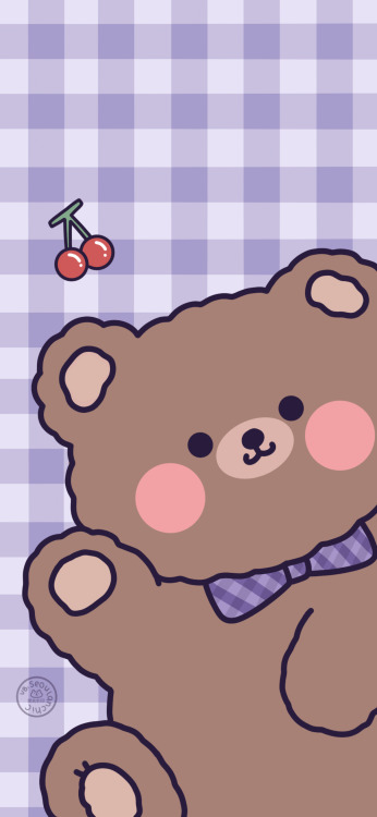 Kawaii Teddy Bear In Blur Background HD Kawaii Wallpapers  HD Wallpapers   ID 81826