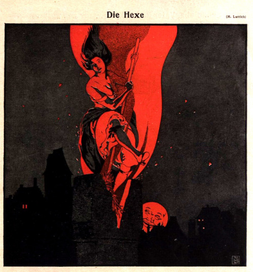 Mila von Luttich (1872-1929), ‘Die Hexe&rsquo; (The Witch), from &ldquo;Die Muskete&rdquo;, Nov. 20,