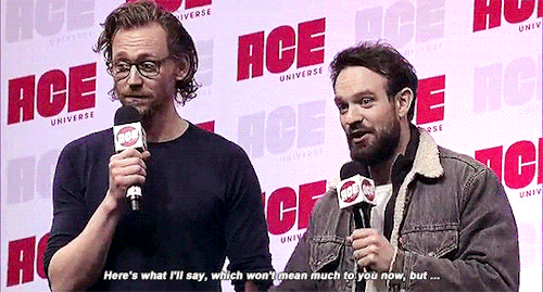 tomloki:Charlie Cox teases a line from Betrayal.