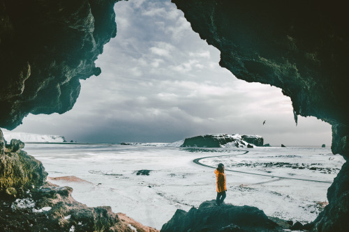 Cave views. Iceland, 2020