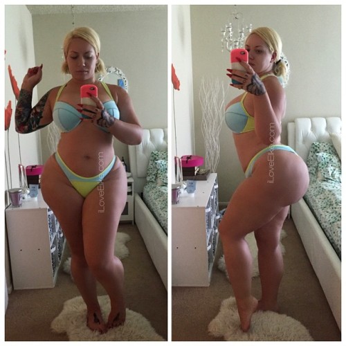 elkestallion:  Bout to b pool time!! 💦🐬☀️🌴 #pool #swim #fun #curves #victoriassecret #bikini visit www.clubElke.com to join my #snapchat for all the up close and personal fun 😜 #snowbunny #cali (at www.clubElke.com)  Miren que chuleria…mmmm