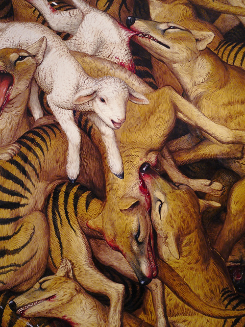 performativerelics:The Island - Walton Ford, (detail) (2009)
