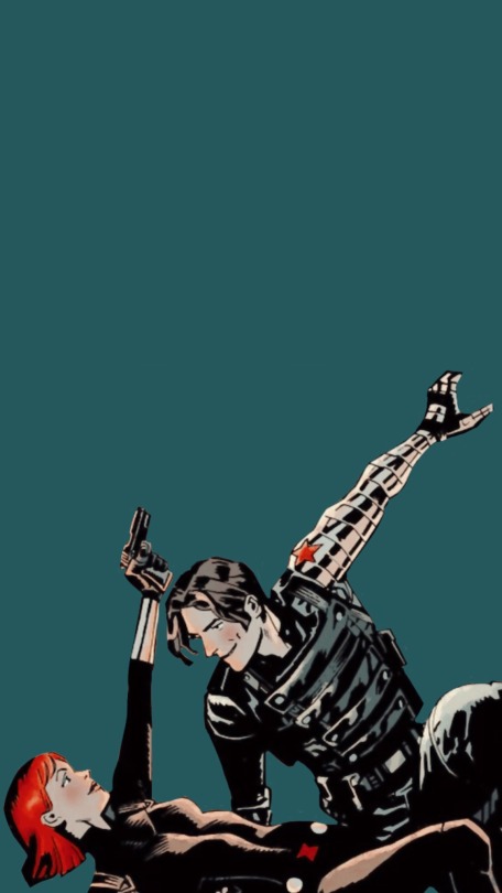 natashowlet:Bucky &amp; nat lock screens 