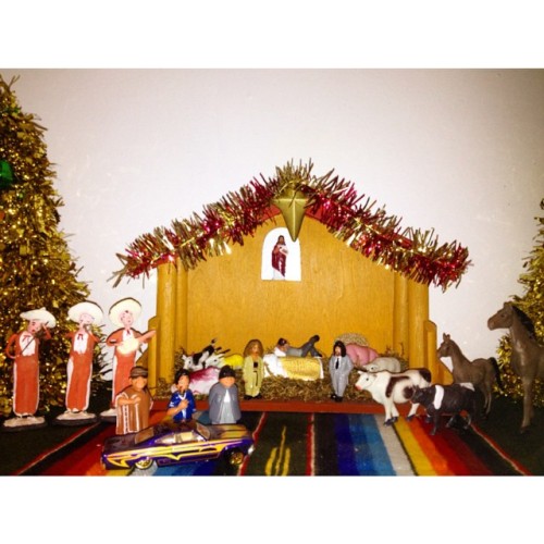 Lil Brown Baby Jesus came to my canton a day early, definitely not running on Mexican time&hellip; T