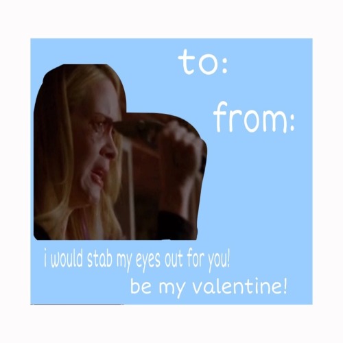 twatimusprime:  American Horror Story Coven : Valentine cards