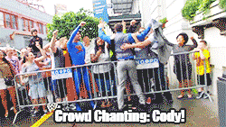hiitsmekevin:  Wade Barrett can’t keep Cody Rhodes away from his fans.