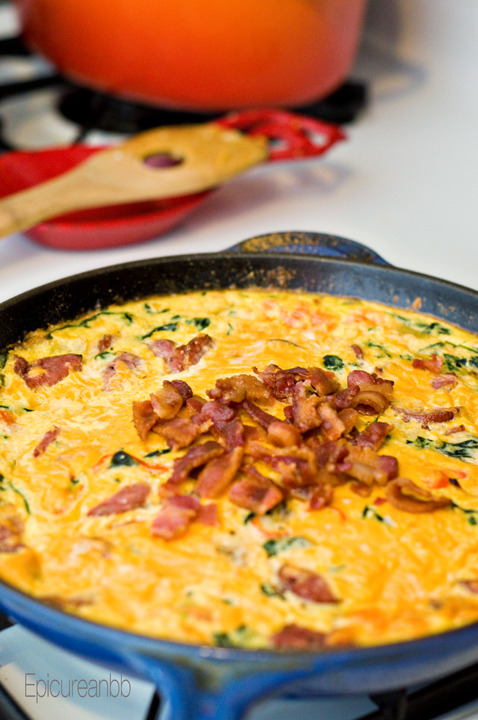 Ron Swanson Approved: Cheesy Spinach Grits with... | The Epicurean ...