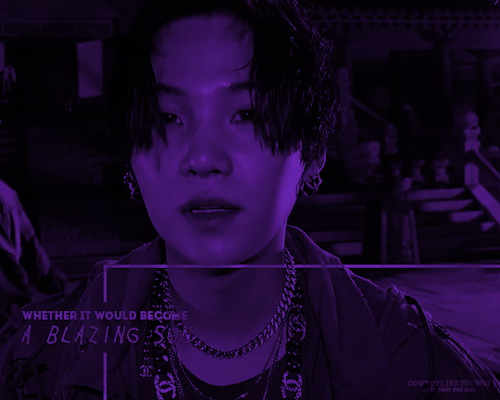 9 DAYS OF YOONGI Day 1: Favourite Lyrics Burn It