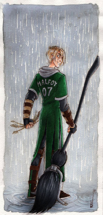pooterpotter:thepurebloodbrunette:Draco all by captbexxthis has to be my most favorite thing on