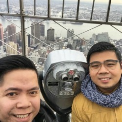 At the Empire State Building #travel #empirestatebuilding