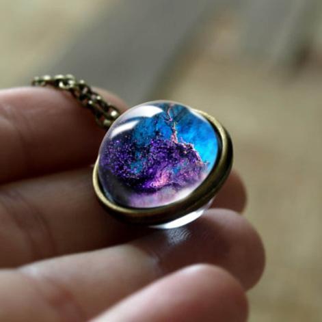 helpingg:Nebula Space Necklace!Get these Celestial Galaxy Necklaces designed by some of our most tal