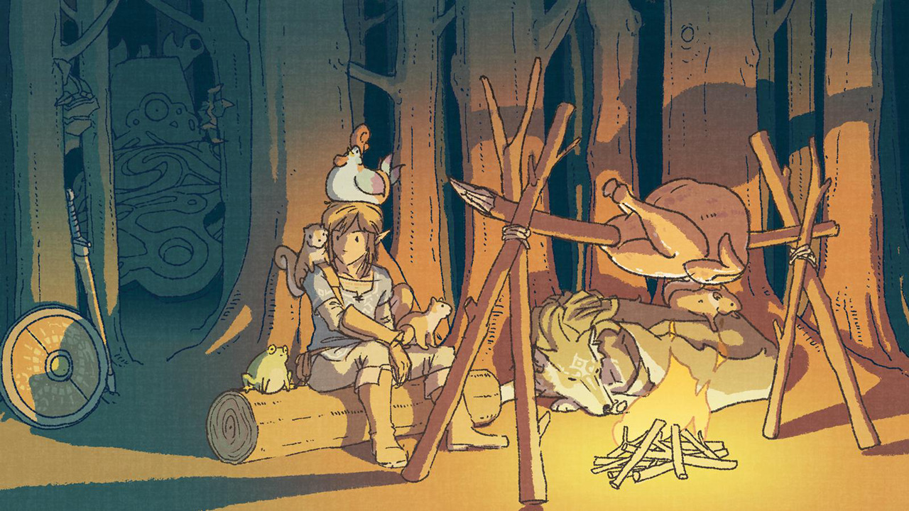 cresun9: The Legend of Zelda: Breath of the Wild seasonal wallpapers from Nintendo.