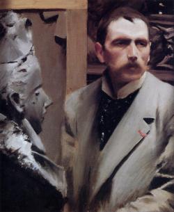 Self-Portrait, Andres Zorn, c. 1882