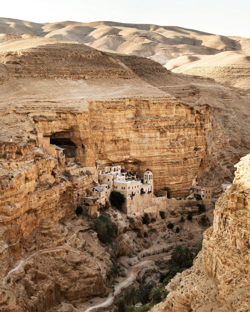 malavermelha:Saint George Monastery, Jericho, by Tanner Wendell