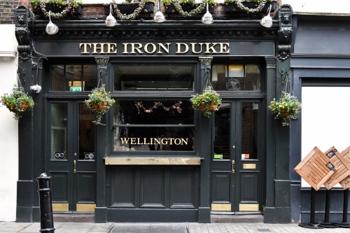 The Iron Duke pub, MayfairThe Iron Duke was the nickname of the British general, The Duke of Welling