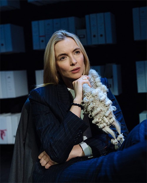 JODIE COMER as Tessaph. by Helen Murray during a performance of Prima FacieApril 2022