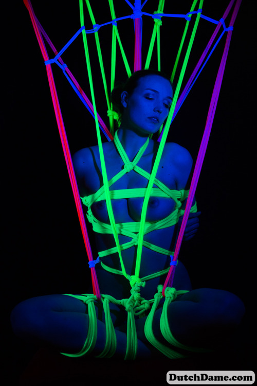 Porn photo dutch-dame:  DutchDame in black light rope