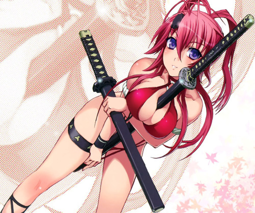 happihentai:  REQUEST: sorn261Yagyuu Juubei from Hyakka Ryouran Samurai Girls“Such a beauty, she is one of my favorites, tons of official ecchi art, hope you like my selections :)” -HAPPI
