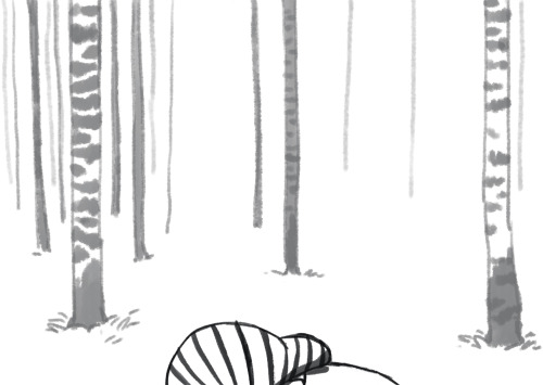 queenoftheantz:myrahild: Storytelling!About meeting “things” in the forest. (black arrow