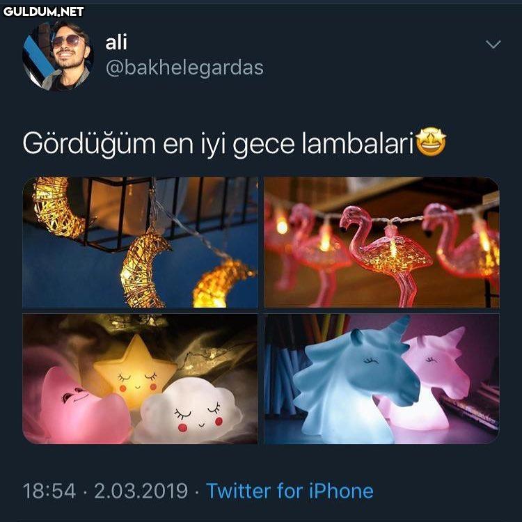 Gördüğüm en iyi gece lambalari