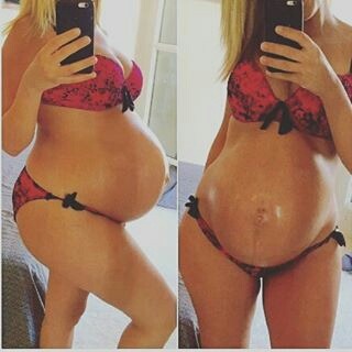 mellowjoe85:Very very sexy belly. Nice hip span too. #pregnant #sexy #mixedbabies #navel #phat