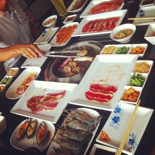 อิ่มจังตังอยู่ครบ ขอขอบคุณผู้ใจดีค่ะ #yakiniku #foodie #fussyeater #omnomnomnivore