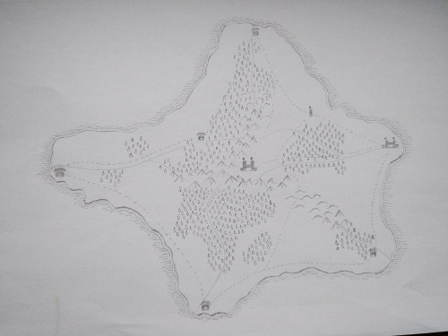 Map of HylenaDone for Elanndelh’s RPG Flenjyr. Hylena was owned by pirates until recently. The villa