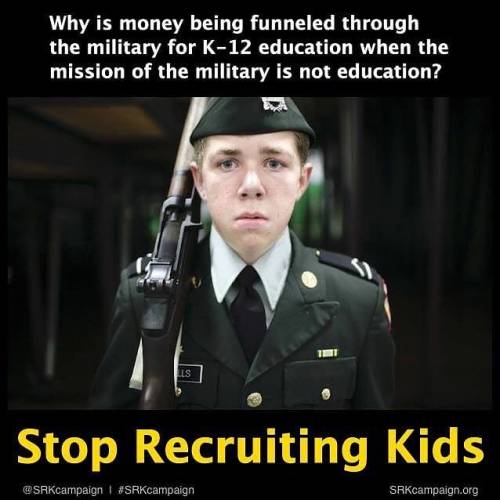 Posted @withrepost • @stoprecruitingkids The Pentagon deliberately inserts itself into our nation’s 