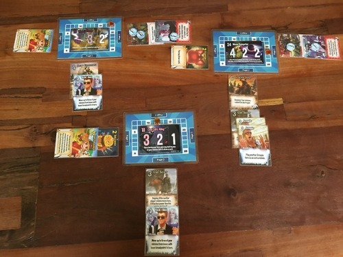 chgreenblatt:Smash Up is a ridiculous game for 2-4 players where each player takes 2 decks of cards,