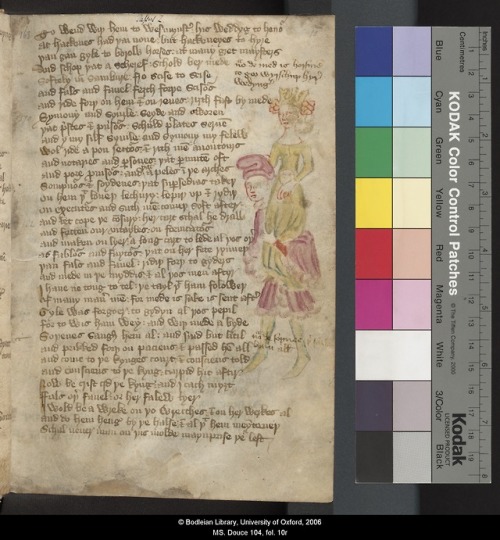 Working on another Plowman transcriptionMS Douce 104