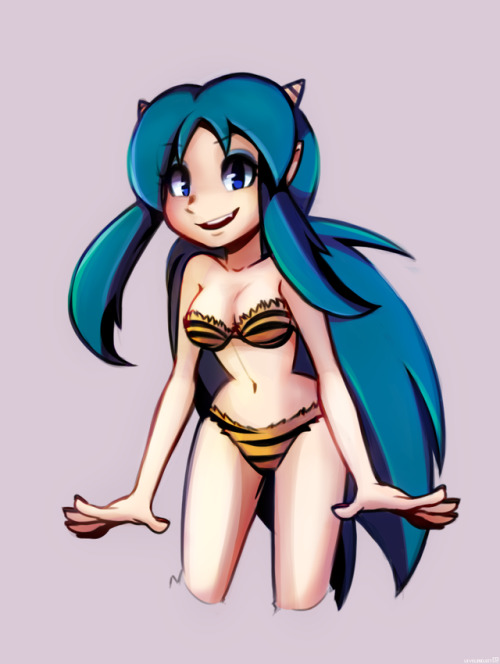 Cooling off from some very draining work schedules with some light illustrations. Lum-chan from Urus