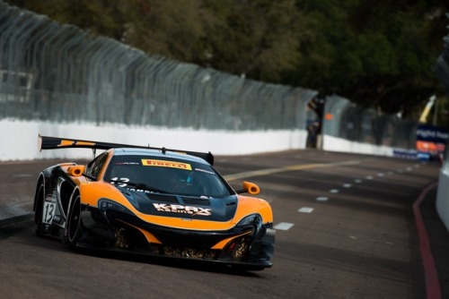 K-PAX Racing’s N° 13 McLaren 650S GT3 chewing on some Florida fauna in preparation for the 2016 Gran