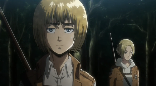 enoch-corp: Armin is done with your shit, while Annie has none to give. I had to do this one because