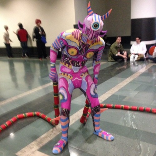 ganonsrealm:  sheikofthesheikah:  cosplayinamerica:  No idea who this character supposed to be. #AnimeBoston ( source : http://ow.ly/uQyW8  )  sOMEONE ACTUALLY PULLED OFF MAJORA’S WRATH????  Reblogging because that is absolutely terrifying and amazing