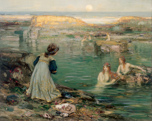 hajandrade:Thomas Bromley Blacklock (Scottish, 1863 - 1903), Sea Maidens