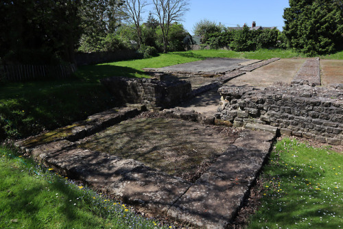 Forum and Basilica, Caerwent Roman Town, Monmouthshire, 6.5.18.At the centre of Caerwent Roman city 