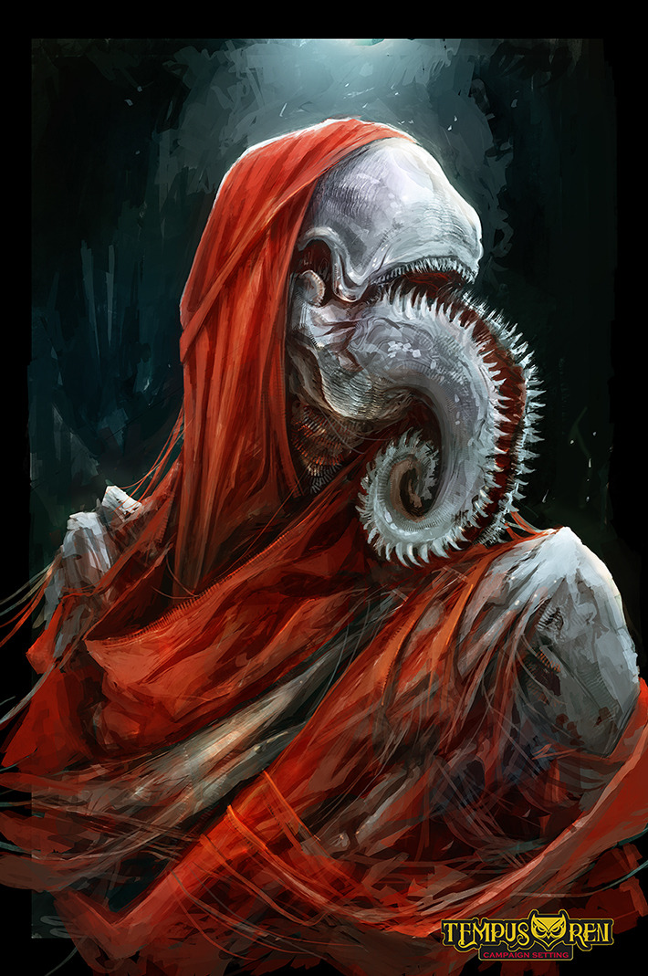 fhtagn-and-tentacles:  TEMPUS REN - ELDSTEP PORTRAIT by Alexandre Chaudret