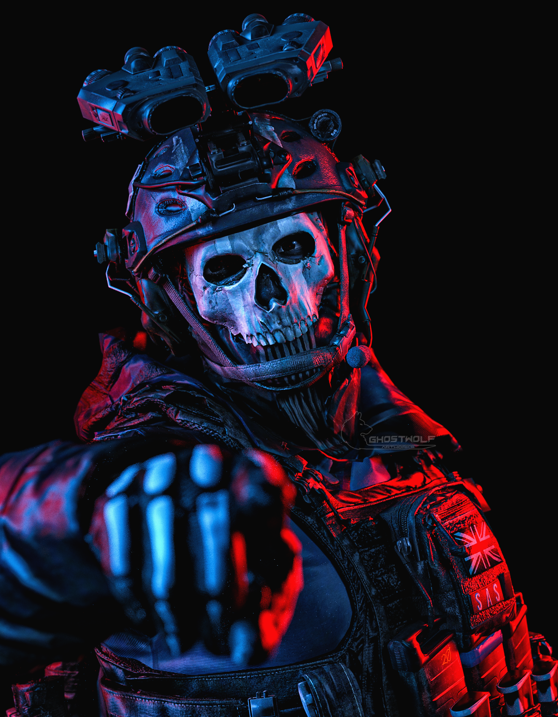 Jay Jones Photography  Wallpaper 1090x1080 Character Lt Simon GHOST  Riley from the Game Call of Duty One of the most memorable characters in  this game series until Modern Warfare 3 Cosplayer