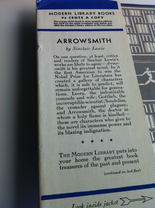 macrolit:Arrowsmith, Sinclair Lewis