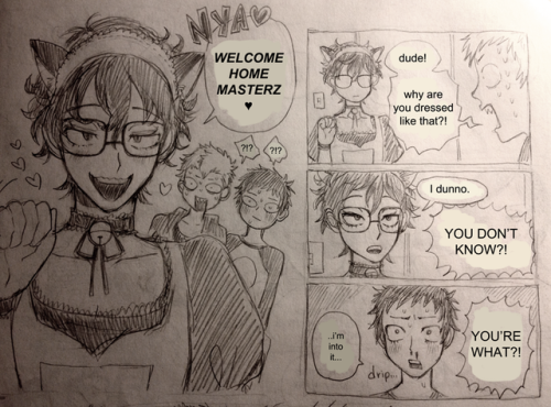 zeeenya:Other greatest hits from my sketchbook: these stupid Persona 5 comics. My Persona 5 protag c