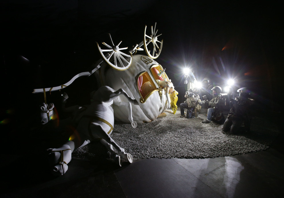 sixpenceee:  Creepy Disney-Inspired Amusement ParkWelcome to Dismaland, an art amusement