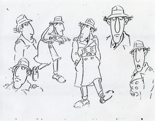 talesfromweirdland: Production drawings and model sheets from the 1980s animated series, INSPECTOR G