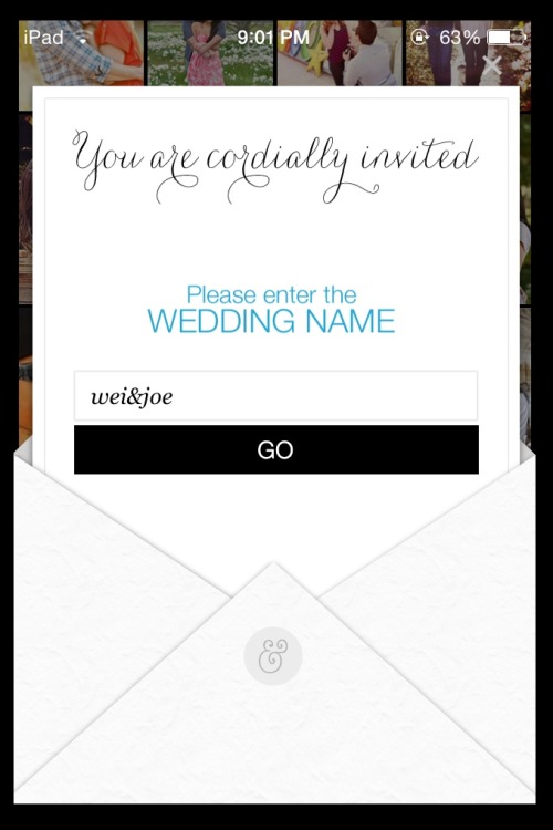 Wedding Party App is pretty easy to use. Just go to the website or download the app (it’s avai