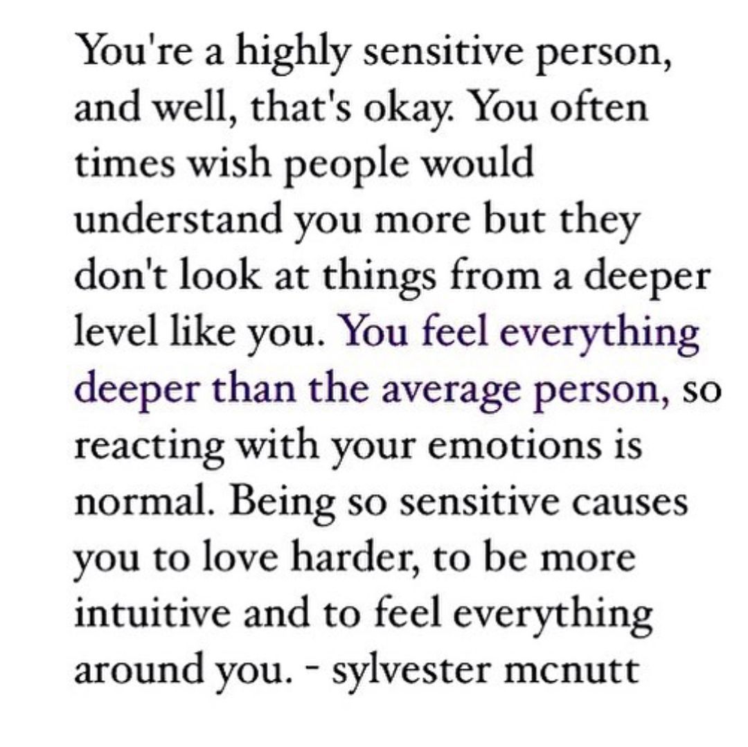 sensitive person quotes