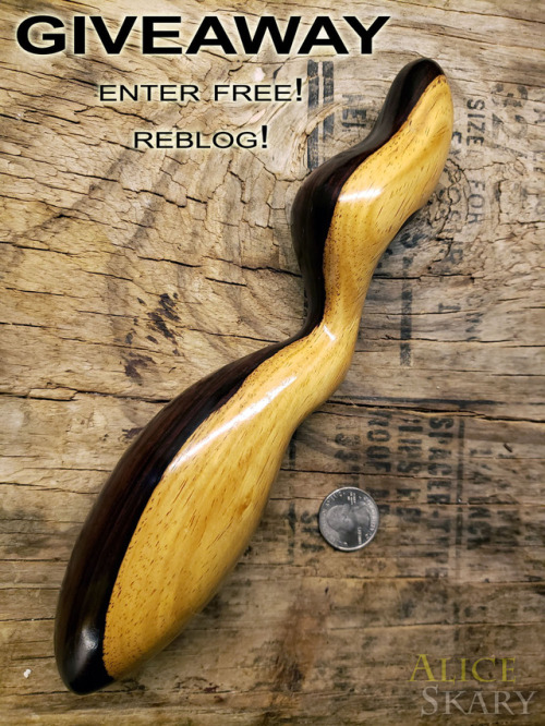 aliceskary: A NobEssence Intrigue, valued at $170.00. This Cocobolo wood toy is treated with marine-