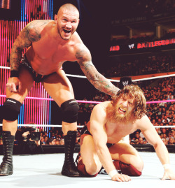 Seems like Randy really loves pulling Daniel&rsquo;s hair! So hot watching heel Randy in action!